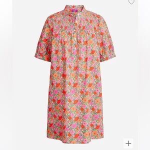 J.Crew Short Sleeve Mini Shirt Dress - Liberty Fabricc
